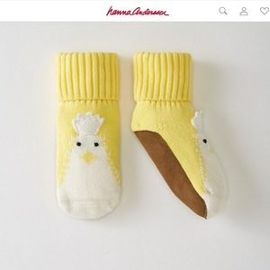 NWT Hanna Andersson Sweaterknit Booties 0-6 mos